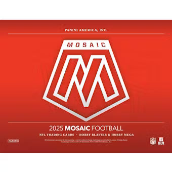 2025 Panini Mosaic Football Hobby Blaster 20 Box Case
